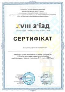 Сертификат Галушка Сергей