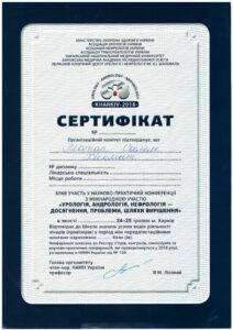 Сертификат Матар Салем