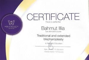 Сертификат Багмут Илья Вадимович