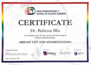 Сертификат Багмут Илья Вадимович